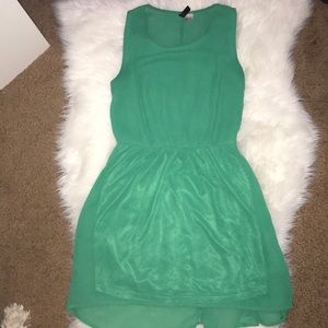 Green summer dress